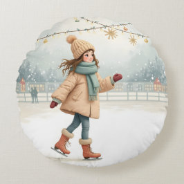 Almofada Redonda travesseiro de natal С