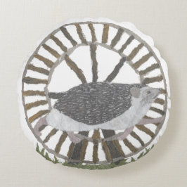 Almofada Redonda Travesseiro de porco