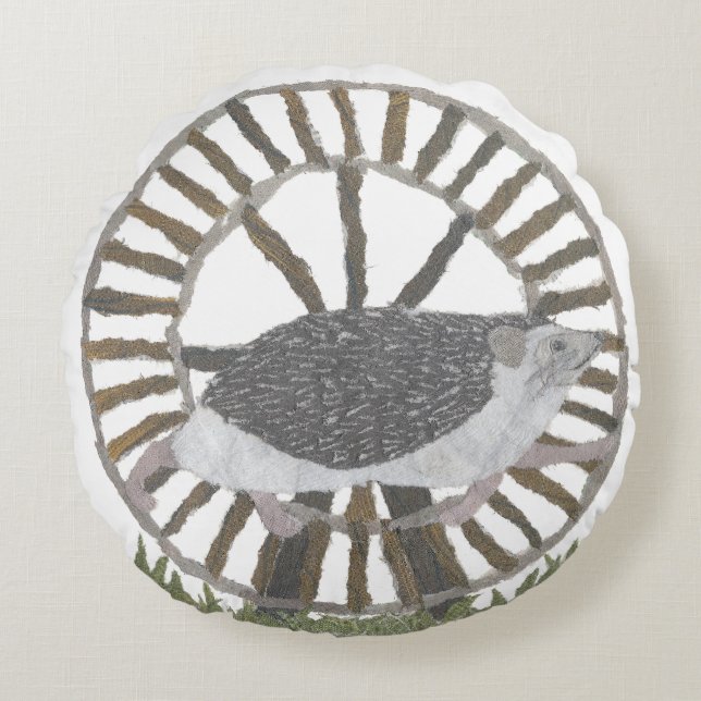 Almofada Redonda Travesseiro de porco (Frente)