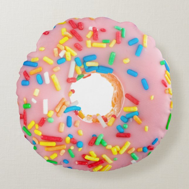 Almofada Redonda Travesseiro de rodovalho redondo divinamente decad (Frente)