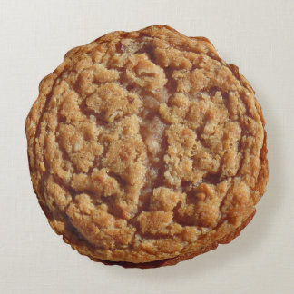 Almofada Redonda Travesseiro de torta de creme de aveia
