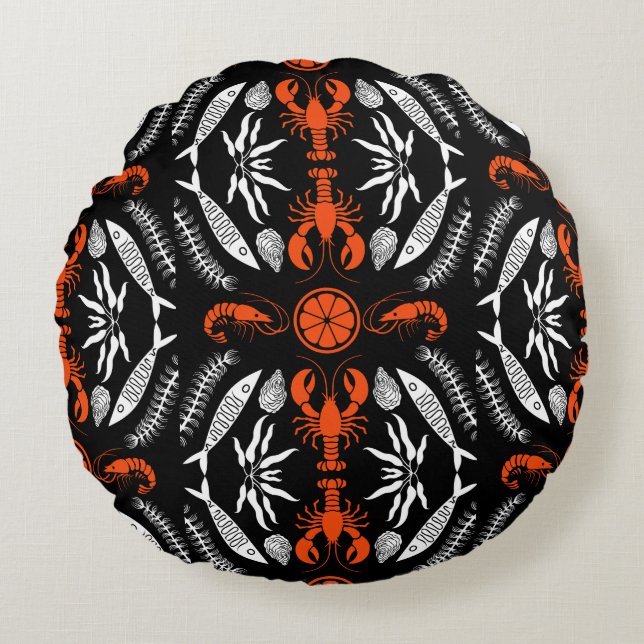 Almofada Redonda Travesseiro decorativo (Frente)