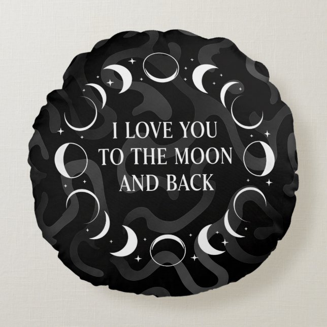 Almofada Redonda Travesseiro Decorativo (Frente)