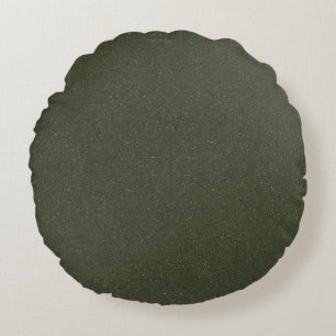 Almofada Redonda Travesseiro decorativo circular Moss Green Sparkle