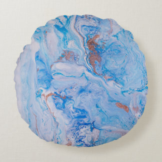 Almofada Redonda Travesseiro decorativo de areia e mar