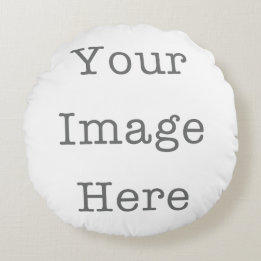 Almofada Redonda Travesseiro decorativo de Fotografias Personalizad