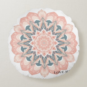 Almofada Redonda Travesseiro decorativo de Mandala - Design Árabe