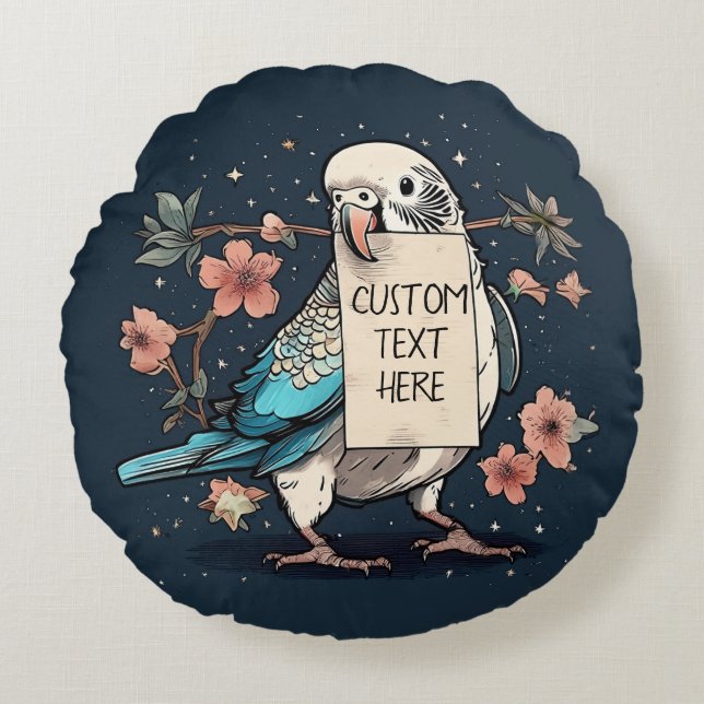 Almofada Redonda Travesseiro decorativo de Orçamento de Nota Person (Frente)