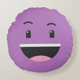 Almofada Redonda Travesseiro decorativo de texto personalizado