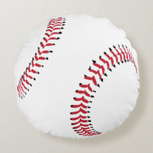 Almofada Redonda Travesseiro decorativo do basebol