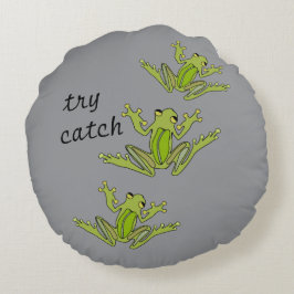 Almofada Redonda TRAVESSEIRO DECORATIVO e SAPO