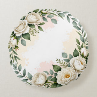 Almofada Redonda Travesseiro decorativo Elegante redondo personaliz