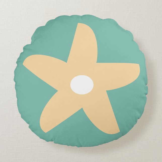 Almofada Redonda Travesseiro decorativo Engraçado (Frente)