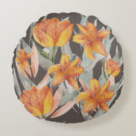 Almofada Redonda Travesseiro decorativo FLAMINGOS