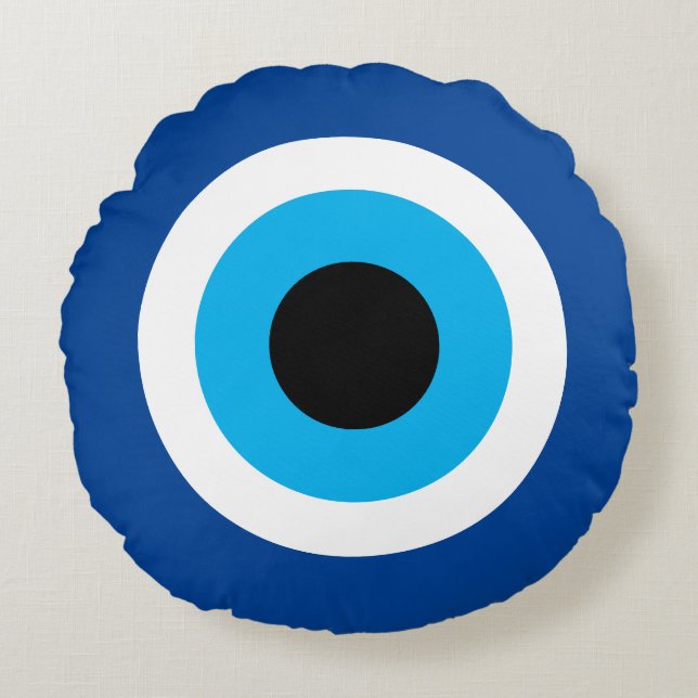 Almofada Redonda Travesseiro decorativo Mau (Frente)