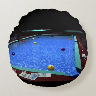 Almofada Redonda Travesseiro decorativo piscina