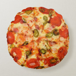 ALMOFADA REDONDA TRAVESSEIRO DECORATIVO PIZZA 2