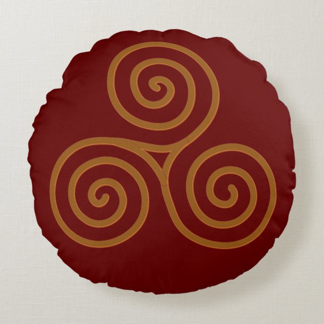 Almofada Redonda Travesseiro decorativo redondo (Frente)