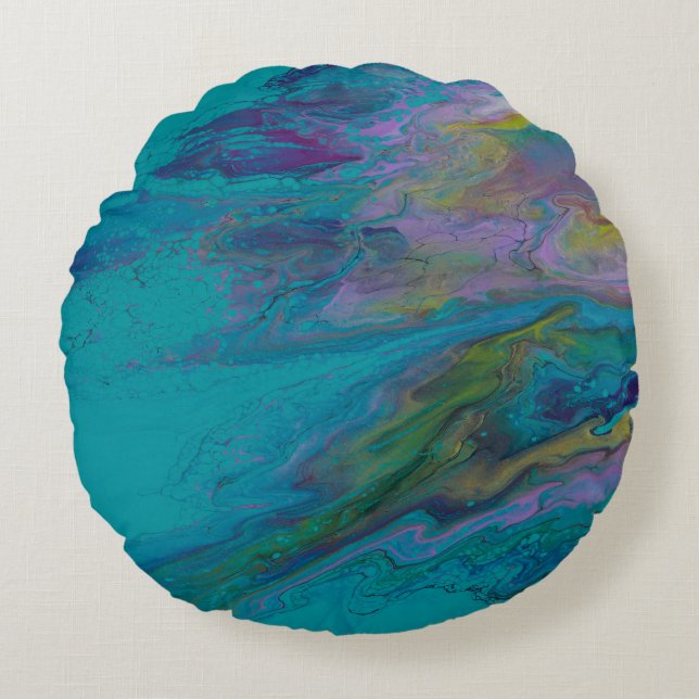 Almofada Redonda Travesseiro decorativo redondo (Frente)