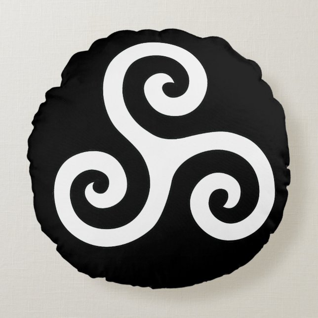 Almofada Redonda Travesseiro decorativo redondo (Frente)