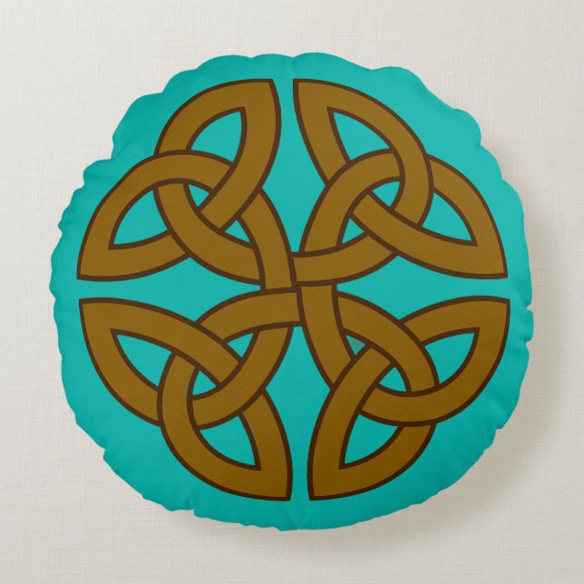 Almofada Redonda Travesseiro decorativo redondo (Frente)