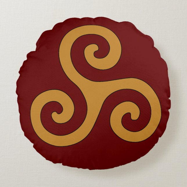 Almofada Redonda Travesseiro decorativo redondo (Frente)