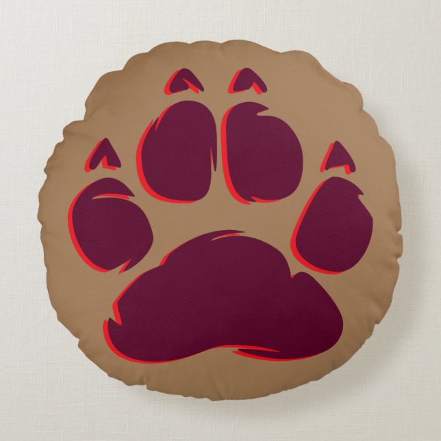 Almofada Redonda Travesseiro decorativo redondo (Frente)