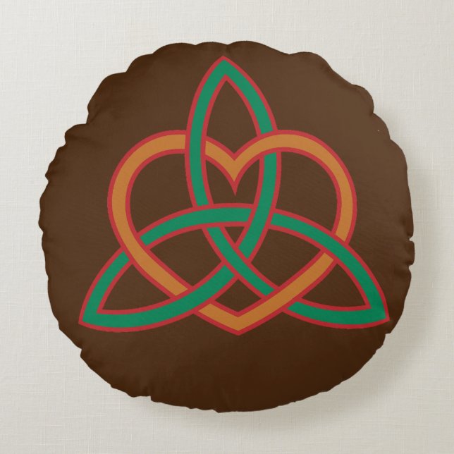 Almofada Redonda Travesseiro decorativo redondo (Frente)