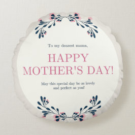 Almofada Redonda Travesseiro decorativo redondo (16")