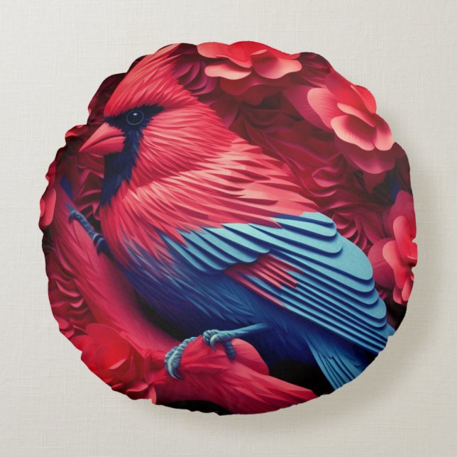 Almofada Redonda Travesseiro decorativo redondo (16") (Frente)