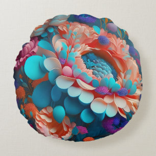 Almofada Redonda Travesseiro decorativo redondo (16")