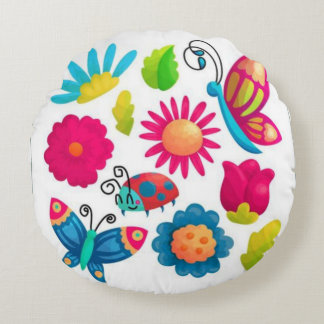 Almofada Redonda Travesseiro decorativo redondo (16")