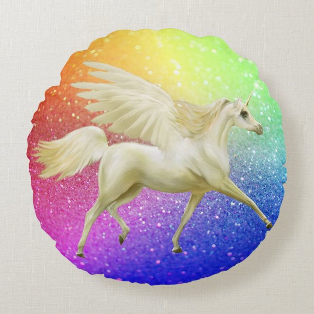 Almofada Redonda Travesseiro decorativo redondo (16") (Frente)