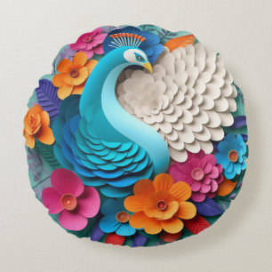 Almofada Redonda Travesseiro decorativo redondo (16")
