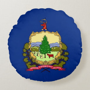 Almofada Redonda Travesseiro decorativo redondo com pavilhão de Ver