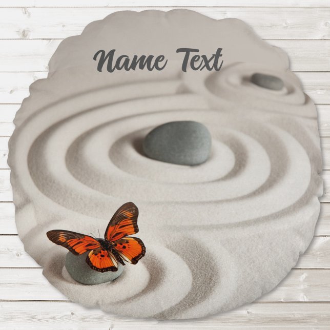 Almofada Redonda Travesseiro decorativo Redondo da Meditação Zen Ga (Criador carregado)