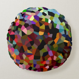 Almofada Redonda Travesseiro decorativo redondo de Maurícia por