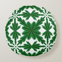 Travesseiro decorativo redondo Pine Mandala