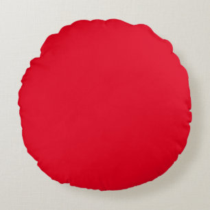 Almofada Redonda Travesseiro decorativo redondo vermelho (16")