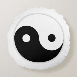Almofada Redonda Travesseiro decorativo Round Yin Yang
