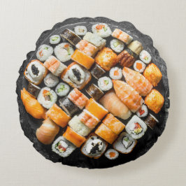 Almofada Redonda Travesseiro decorativo Sushi Plast