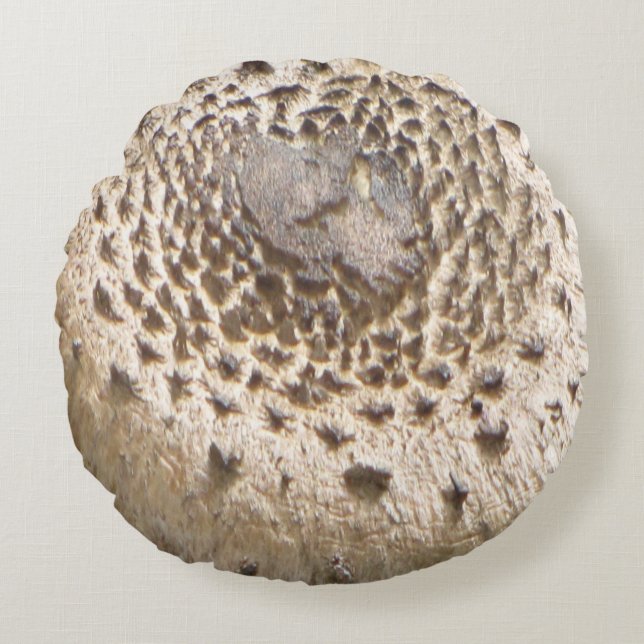 Almofada Redonda Travesseiro decorativo WILD MUSHROOM | m3galeryStu (Frente)
