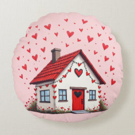 Almofada Redonda travesseiro dia de os namorados