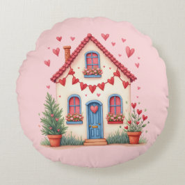 Almofada Redonda travesseiro dia de os namorados