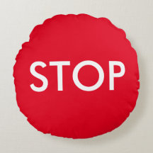 Travesseiro do acento do sinal da parada do