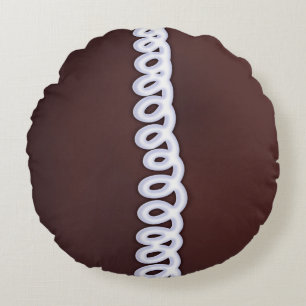 Almofada Redonda Travesseiro do cupcake do chocolate