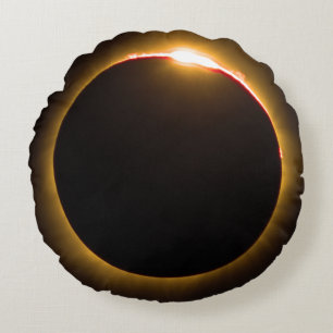 Almofada Redonda Travesseiro do eclipse total
