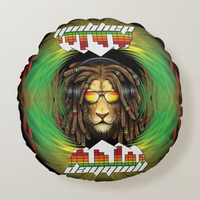 Almofada Redonda Travesseiro do g@@ch de Dayquill (Frente)