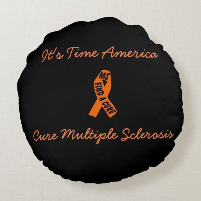 Almofada Redonda Travesseiro do MS (Verso)