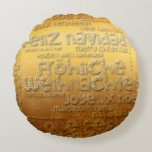 Travesseiro Dourado Internacional Weihnachten Navi